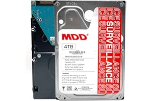 MDD MAXDIGITALDATA MDD (MDD4TSATA6472DVR) 4TB 7200RPM 64MB Cache SATA 6.0Gb/s 3.5inch Internal Surveillance Hard Drive