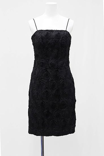 Amazon Calvin Kelin カルバンクライン 黒 花柄 装飾 ドレス ワンピース Mサイズ ワンピース チュニック 通販