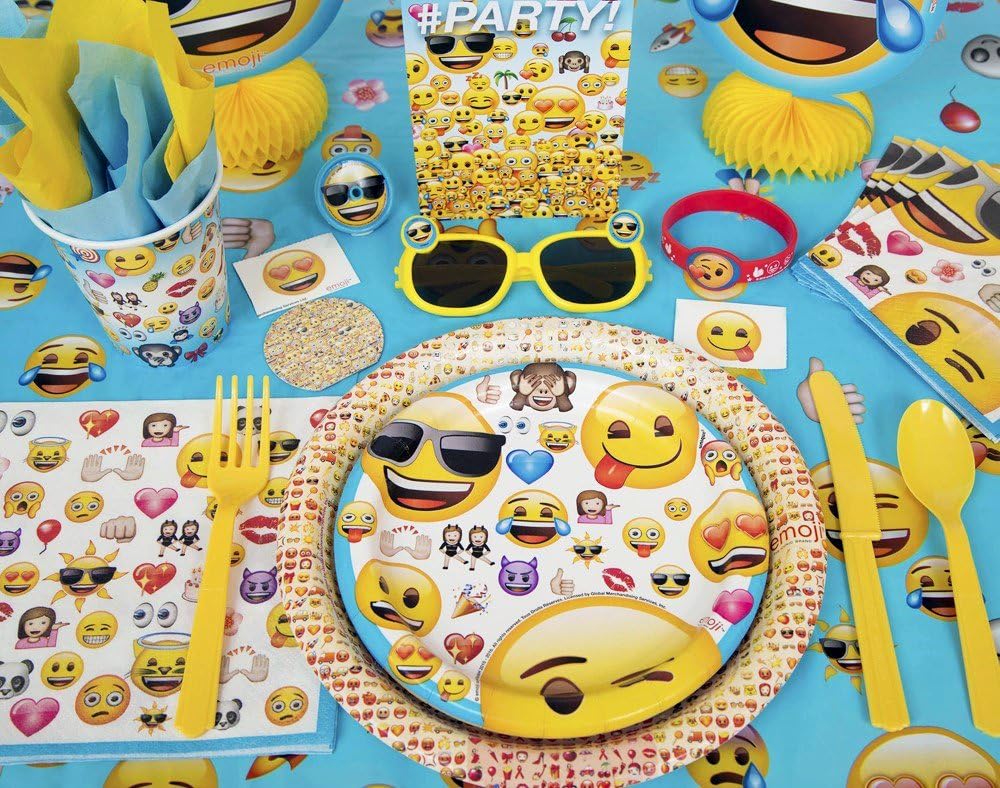 Unique Party 50640 - Emoji Notepads Party Bag Fillers, Pack of 4, Multicolor - Image 3