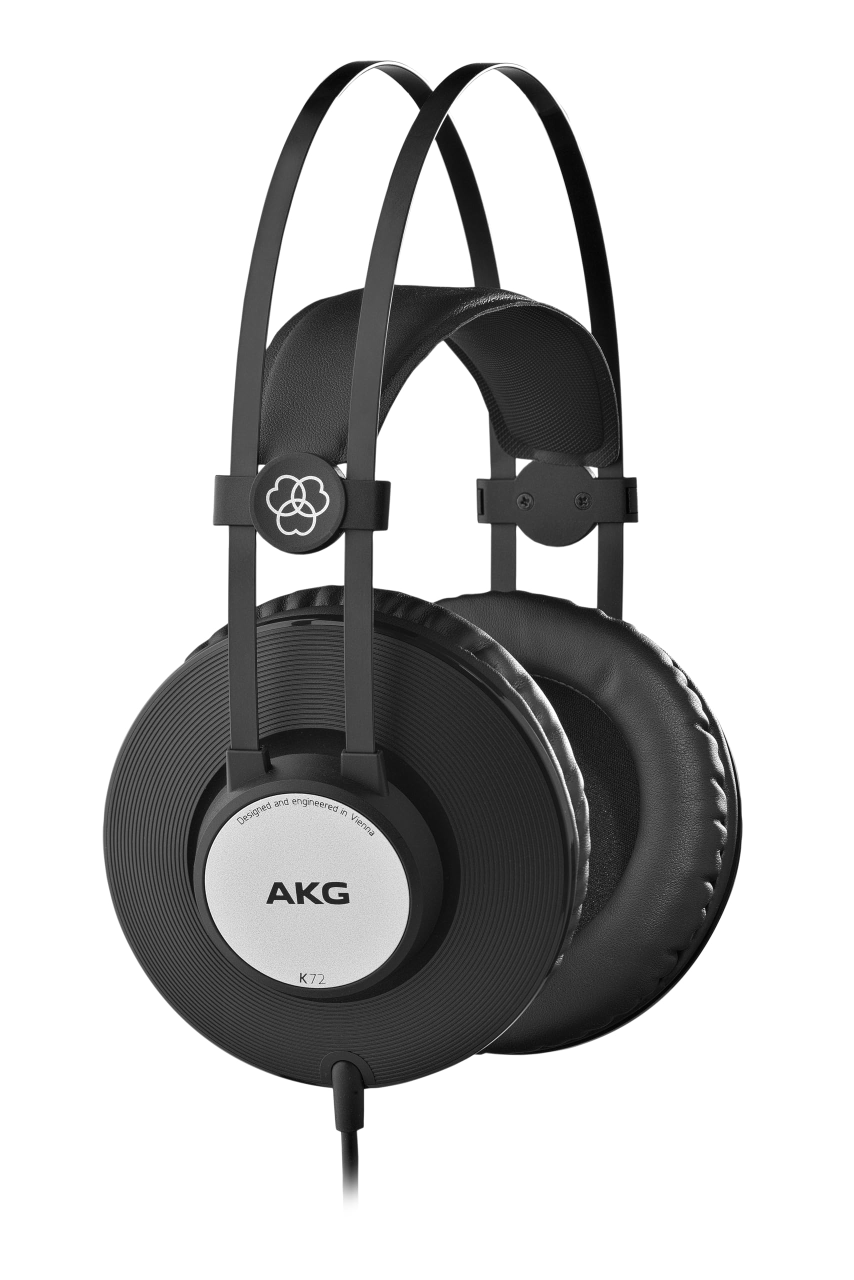 AKG Pro Audio K72 Over-Ear, Closed-Back, High-Sensitivity, High Output 40mm drivers, Studio Professional Headphone. Also Great for Portable Devices. Black.