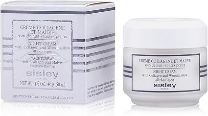 sisley cosmetics botanical night cream with collagen and woodmallow