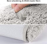 Non Slip Bath Mat 2 Pack Ultra Thick Microfiber 40x60cm 50x80cm view 5