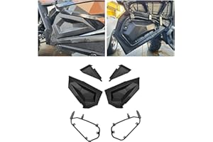ECOTRIC 2879509 Lower Door Panels Insert Kit Compatible with 2014-2023 Polaris RZR 900 1000 XP S Turbo 2 Door W/OEM Style Fra