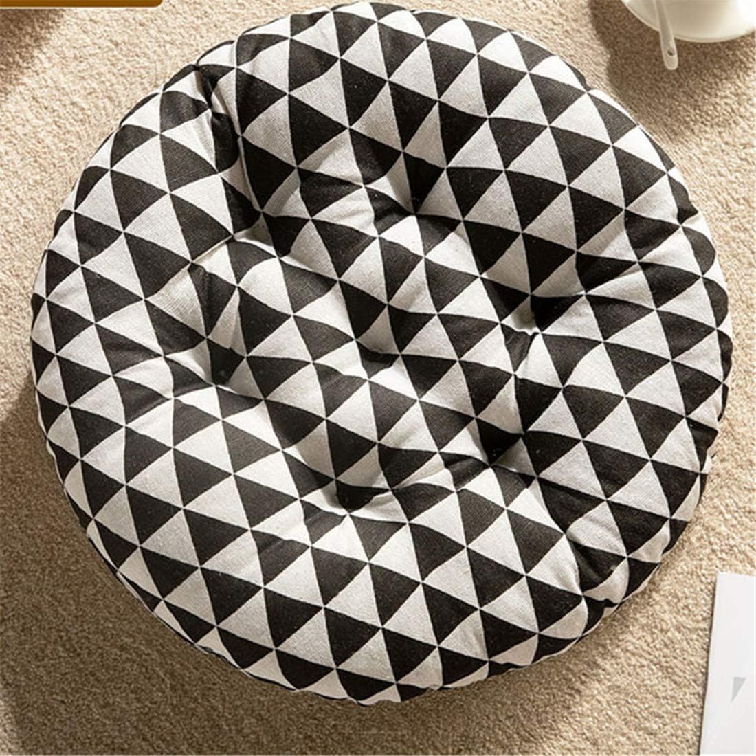 Chickwin Cushion Chair, Premium Padded Chair Cushions Quilted Seat Pads Sofa for Indoor and Outdoor Use Pressure Relief Cushion Great As Office Thicker (40x40cm,Triangle)