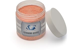 GLASS POLISH Cerium Oxide High-Grade 8.8oz (250g) Professional Glass Polishing Powder – 85% Pure, Enhanced Performance with 3.5 Micron Particle Size