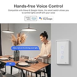 SONOFF Smart Light Switch，2.4GHz WiFi Touch Smart