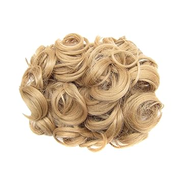 Amazon Com Prettywit Hair Bun Extension Short Messy Curly Easy