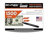 Dri Mark 1500 Pack Counterfeit Bill Detector Marker