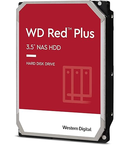 Amazon.com: Western Digital 4TB WD Red Plus NAS Internal Hard