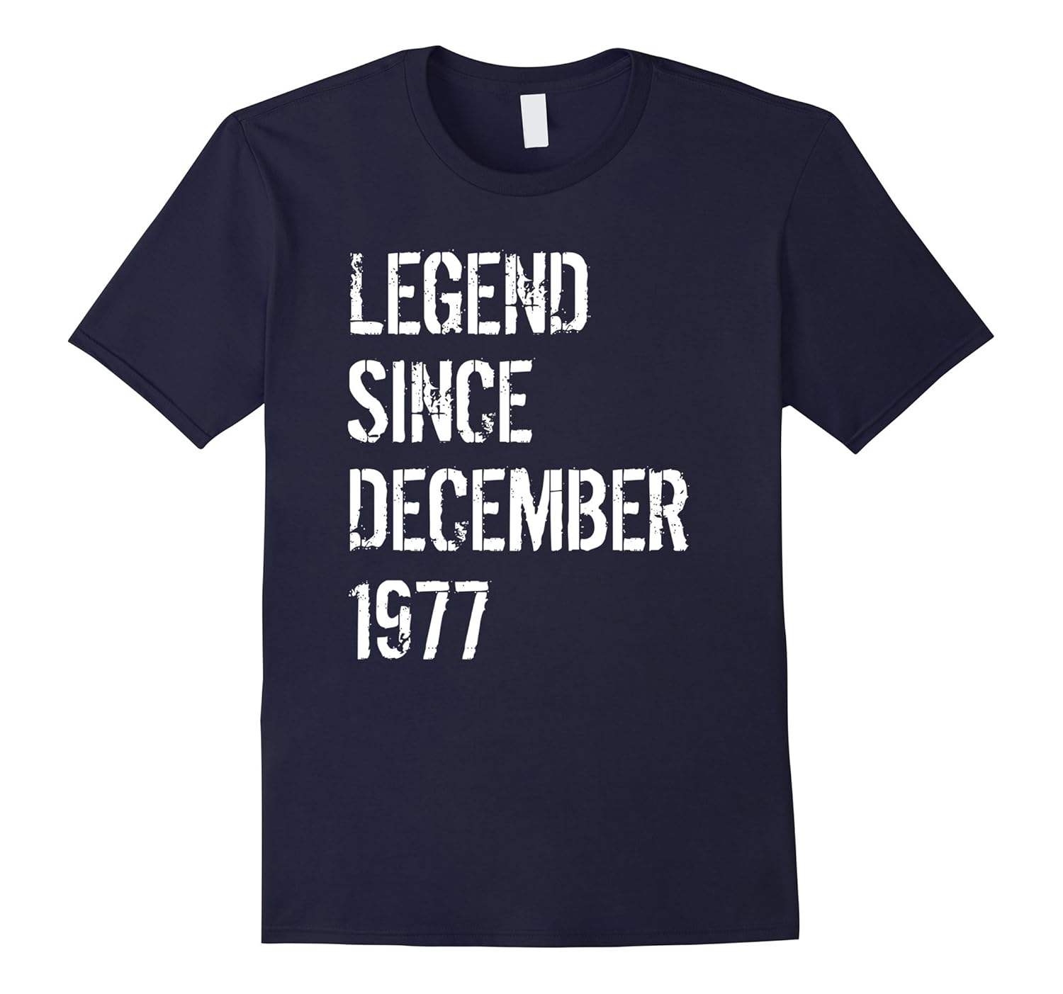 40th Birthday Gift Shirt Legend Since December 1977 T-Shirt-Rose