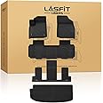 LASFIT Floor Mats & Cargo Liner for Chevrolet Chevy Traverse 2018-2023/Traverse Limited 2024 7 Seats (Fit 2nd Row Bucket Seats), All Weather TPE Automotive Custom Fit 3 Rows Car Floor Mats Full Set