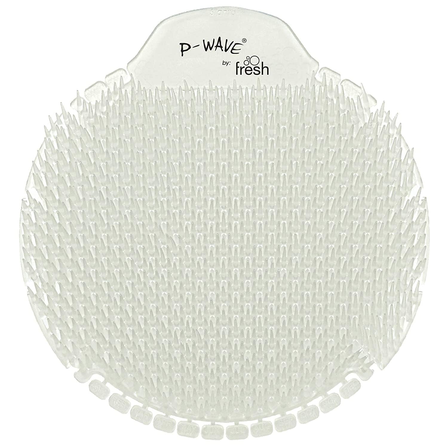 P-Wave Slant6 Urinal Mats Scented, 10 Screens Pack, Fits Most Urinals & Waterless, Long Lasting 30 Days Urinal Deodoriser & Odour Neutraliser, Anti-Splash Guard Slanted Bristle, Honeysuckle
