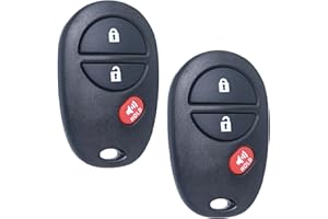 SUPALAND Key Fob Keyless Entry Fits for Toyota 2007-2017 Tundra /2005-2016 Tacoma / 2008-2013 Highlander / 2004-2015 Sienna /2008-2016 Sequoia Remote Control Replacement GQ43VT20T 89742-AE010