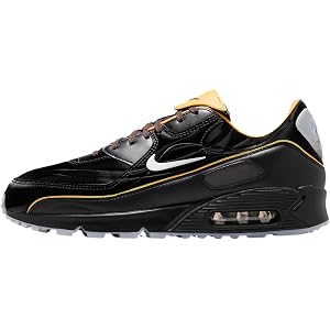 Nike Air Max 90 'Mercurial' Men's Shoes (Black/Gold Leaf/Pair/White)