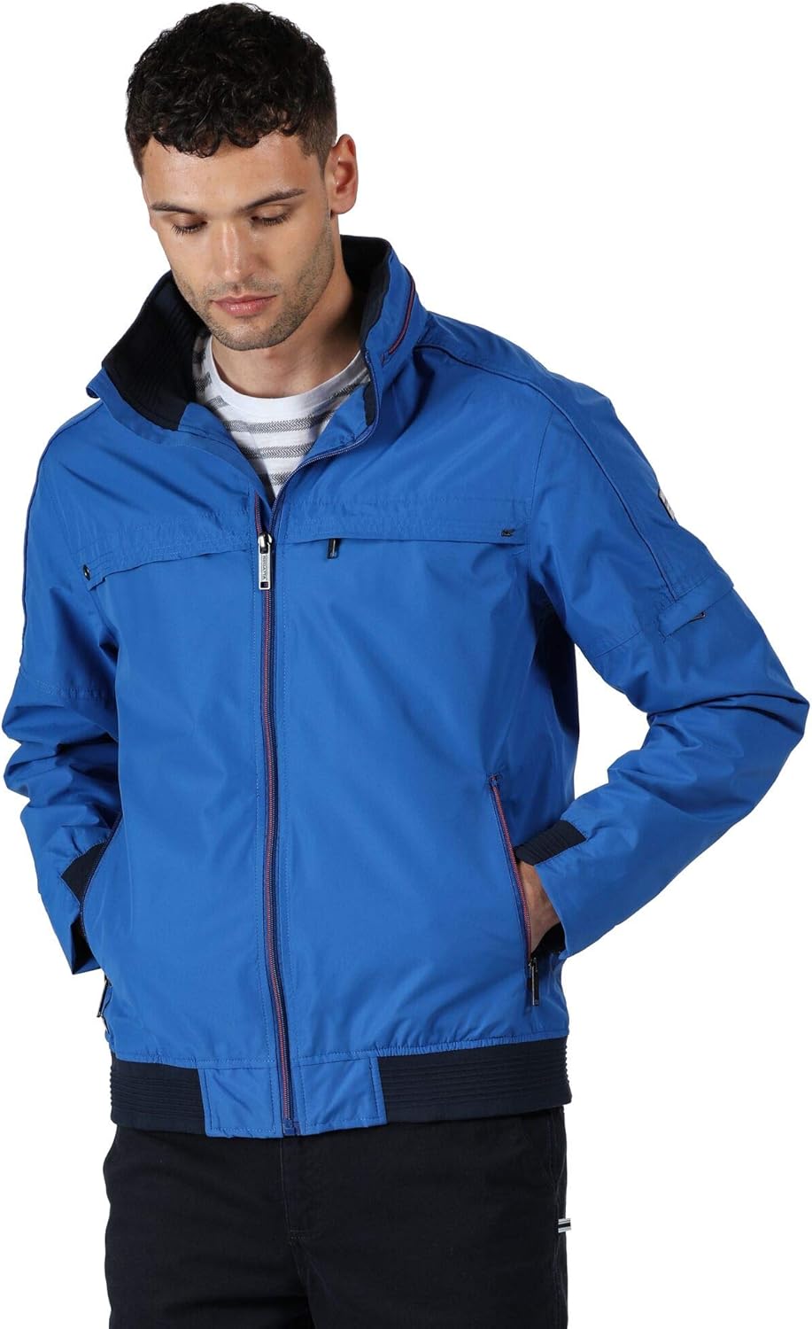 Regatta Men's Montel' Breathable Lightweight Bomber With Concealed Hood