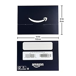 Amazon Physical Gift Card in Mini Envelope Smile