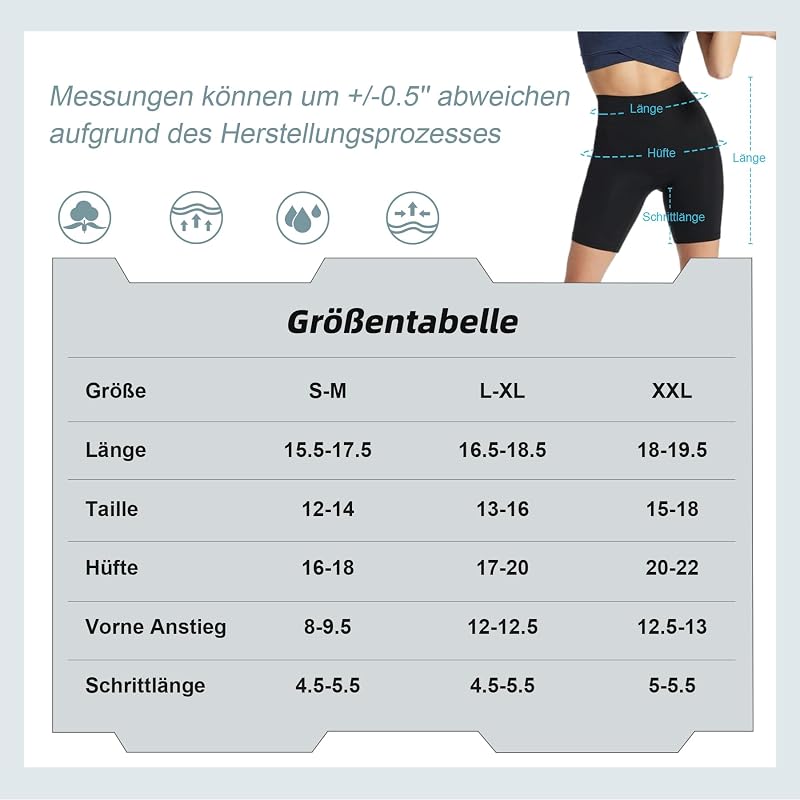 Short de cyclisme pour femme - Short de sport taille haute - Legging d'été - Short de fitness - Gym - Vélo — photo 6 sur 6
