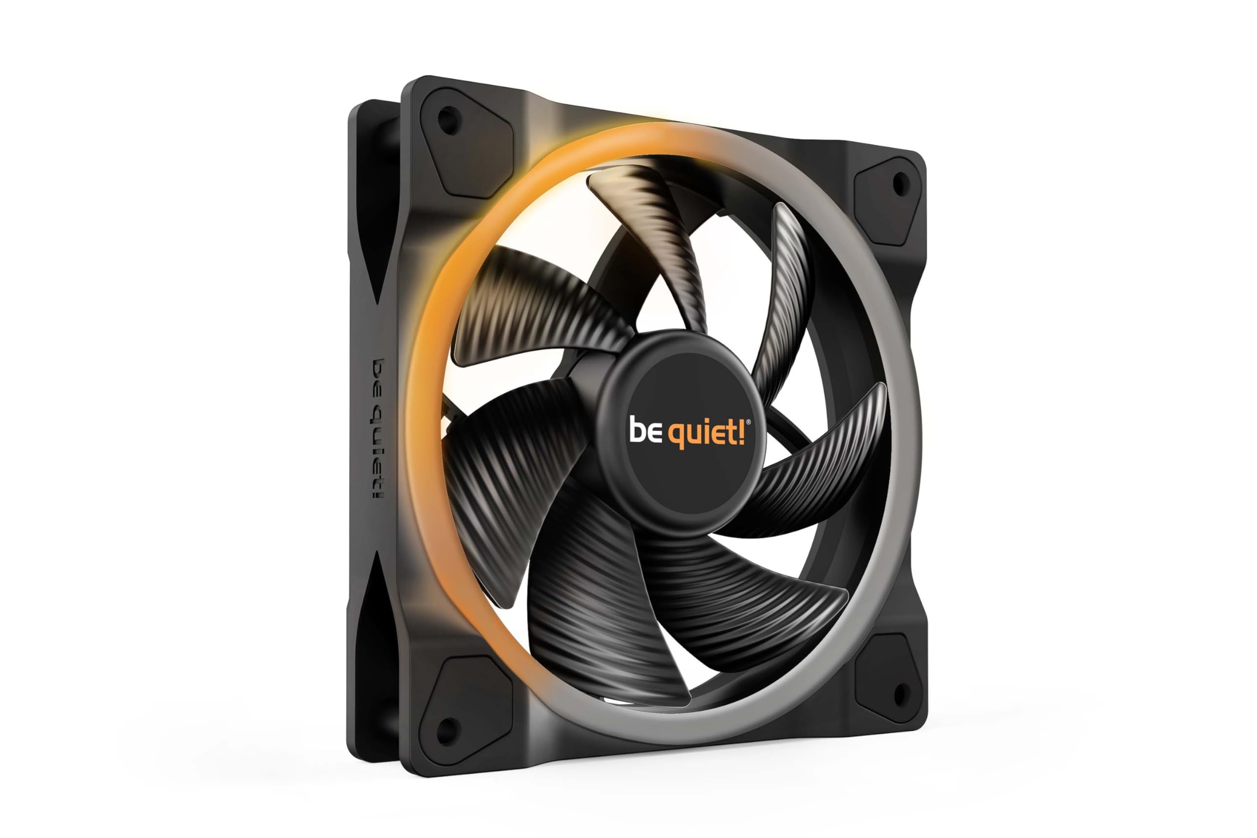 be quiet! Light Wings 120mm PWM fan, ARGB lighting, multiple colors thanks to 18 LEDs, 7 silence-optimized fan blades, high airflow, very quiet operation, long life rifle-bearing