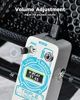 Donner Triple Looper Pedal Loop Station with Screen 3 Loops 30 Min Undo Redo view 2