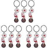 PRETYZOOM Canada Flag Keychain - Zinc Alloy Key Ring for Keys Bag and Party Favors 11Cm Assorted Colors Ideal for Canadian Souvenirs and National Flag Day Gifts