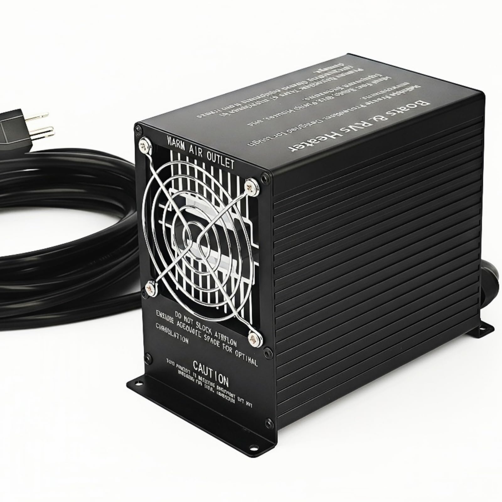 Photo 1 of Binmaton Boat Engine Compartment Heater | Bilge Heater for Boats with Automatic Thermostat | Reliable Boat Heater for Winter Storage, Self-Regulating PTC Technology, 400W