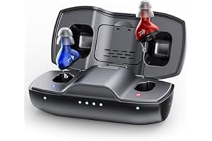 iBstone Nova Hearing Aids for Seniors Adults – Superior Sound Quality, Smart Noise Cancelling, No Feedback, Auto On/Off, Rechargeable, with Dryer Department & Anti-Lost Lanyard, Over-The-Counter