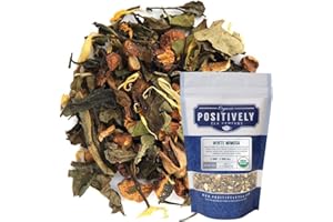 Organic Positively Tea Company, White Mimosa White Tea, Loose Leaf, 4 Ounce