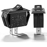 10A 250VAC Rocker Switches for Shop Vacuum Toggle Switch, 2 Pack | Compatible with Craftsman and Ridgid Wet and Dry Vacuum Cleaners, 15A125VAC, 3/4 HP, ON-NONE-OFF