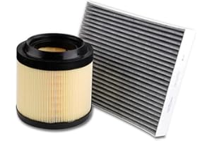 Forccord 1Pcs Cabin Air Filter and 1Pcs Engine Air Filter Fit for Ford Bronco 2026 2025 2024 2023 2022 2021 2.3L 2.7L Cabin Filter Engine Air Filter Replacement Car Accessories