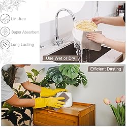 Homaxy Microfiber Cleaning Cloth Roll, 40 Pack