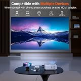 VOPLLS Mini Projector 1080P Full HD 14000L Portable Outdoor Home Theater 35-210" view 5
