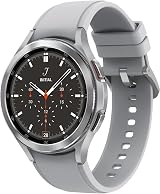 Samsung Galaxy Watch4 Classic 46mm 4G LTE Smart Watch Silver Rotating Bezel UK