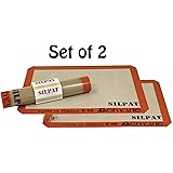 Silpat Non-Stick Silicone Jelly Roll Pan Baking Mat (2, 14 1/2-Inch by10-Inch)