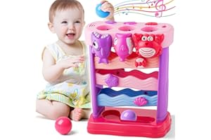 V-Opitos Musical Toy for 1, 2 Years Old Boys & Girls, Feeding Interactive Toys with Ball, Montessori Education Toys, Perfect Toddler Christmas Birthday Gifts