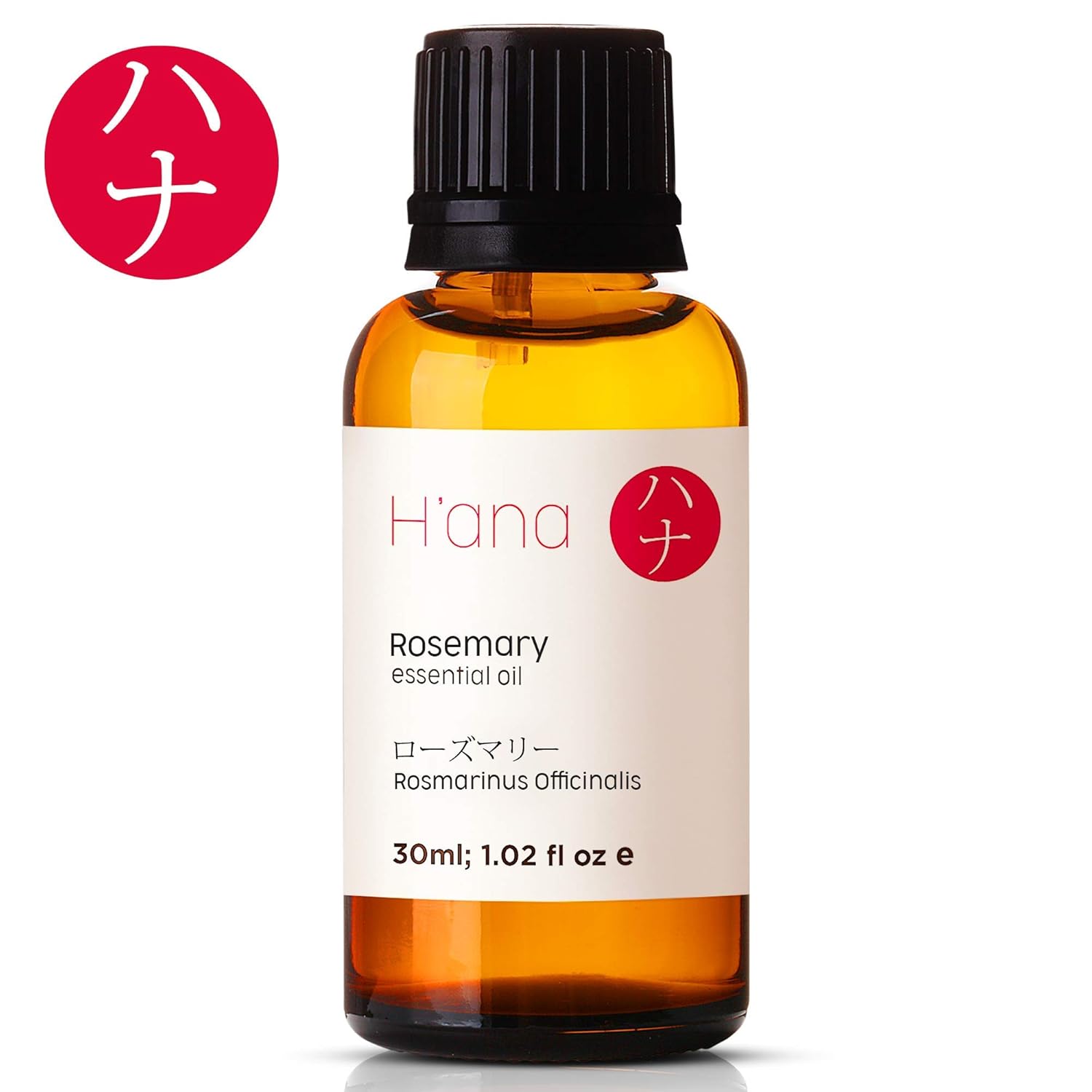 Rosemary Essential Oil for Hair Growth and Hair Loss (30ml) - 100% Pure Therapeutic Grade - Hana