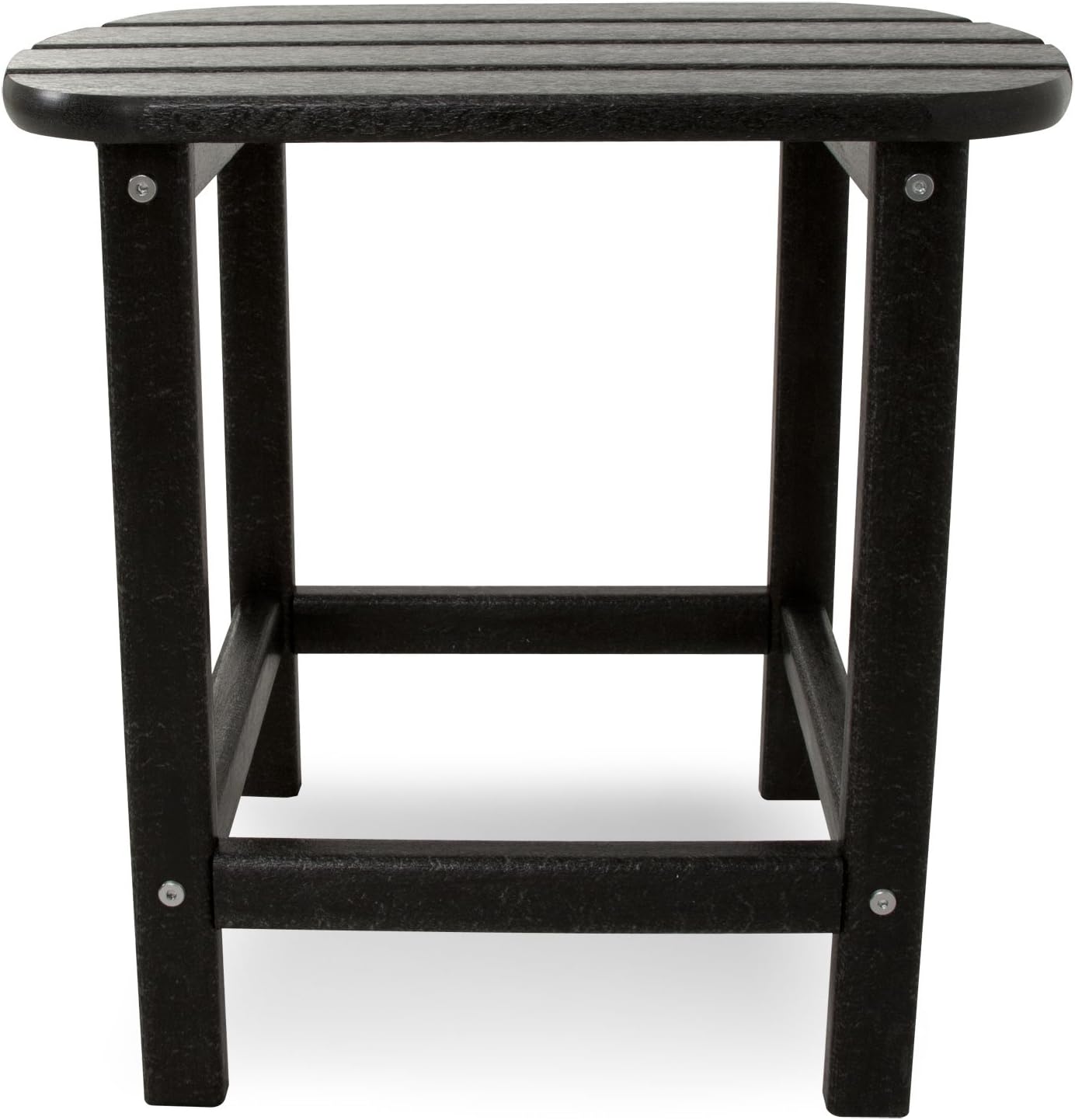 POLYWOOD SBT18BL South Beach 18" Outdoor Side Table, Black : Patio Side Tables : Garden & Outdoor