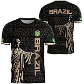 RustField Co. Brazil Soccer Jersey Men, Brazilian Jerseys, Brazil Soccer Jerseys, Brazilian Jersey Soccer