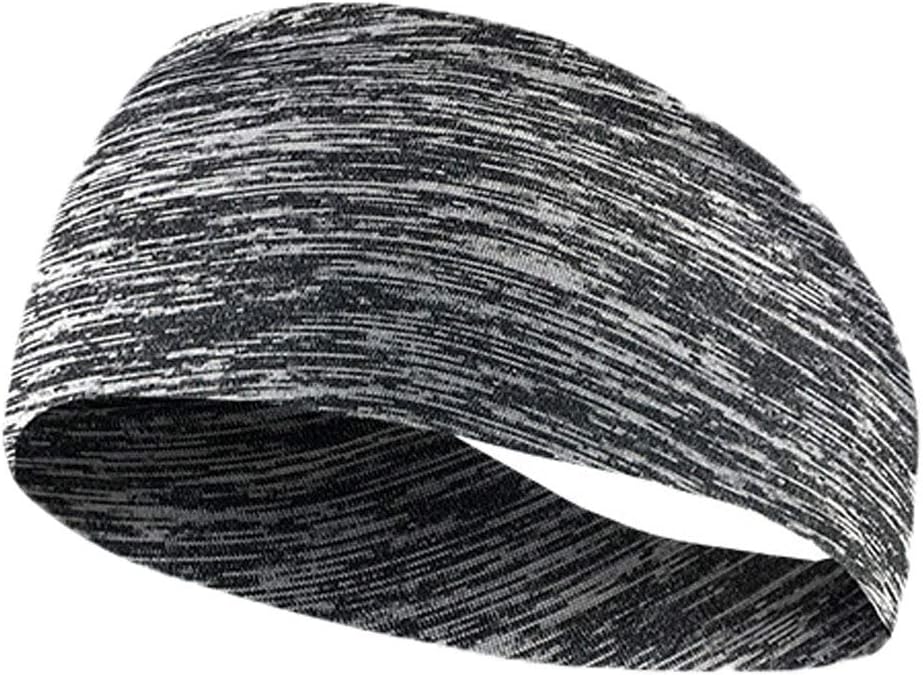PURFUN Athletic Wide Running Headbands Sports Head Band Lightweight Stretchy Moisture Wicking Sweatband Hairband for Yoga Dance Workout Gym Fitness Cycling Basketball
