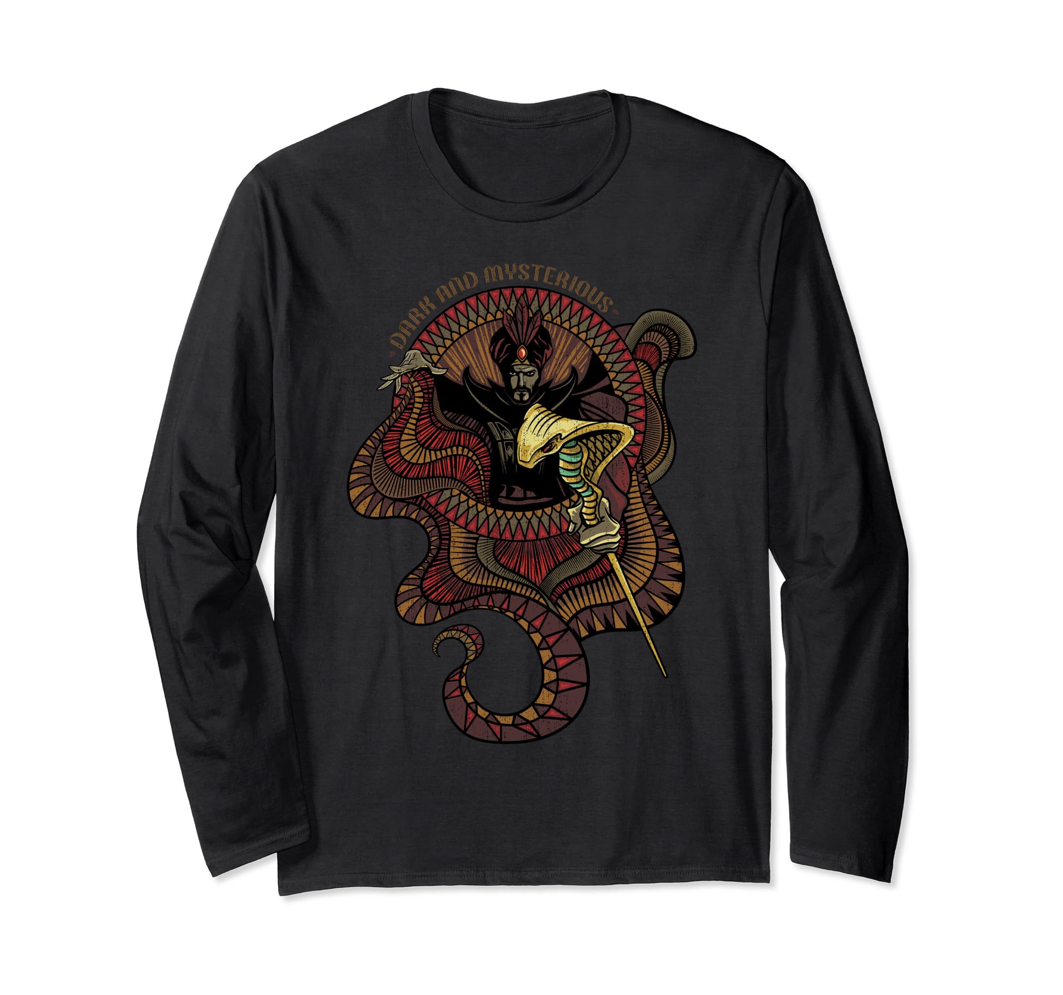 Disney Aladdin Live Action Jafar Dark & Mysterious Portrait Long Sleeve T-Shirt