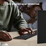 Seenda SKM64-3 Wireless Keyboard & Mouse Multi‑Device UK Layout Black view 4