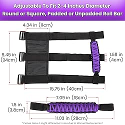 4 x Roll Bar Grab Handles Grip Handle for Jeep