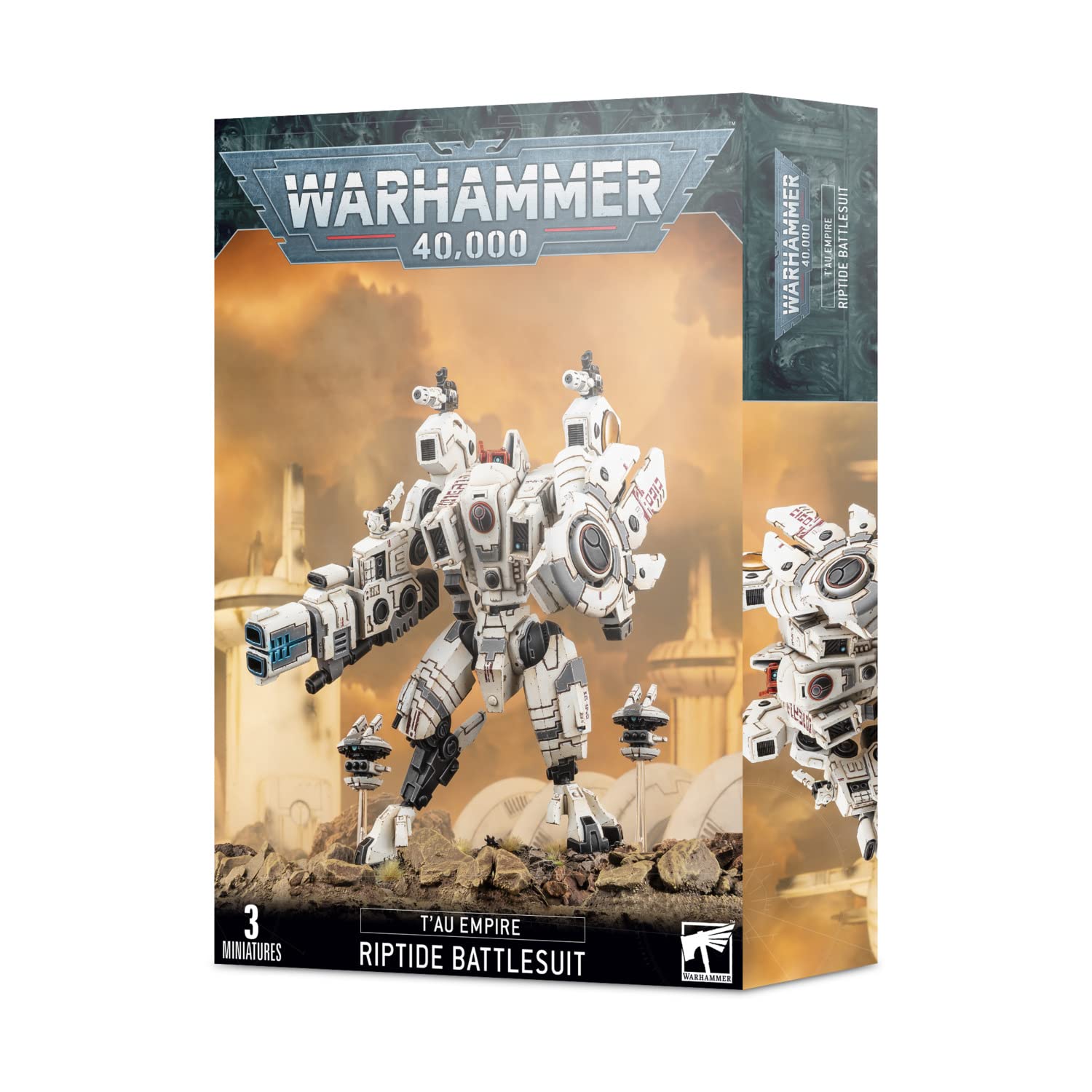 Games Workshop Warhammer 40k - Tau XV104 Exo-armure Riptide, Blue