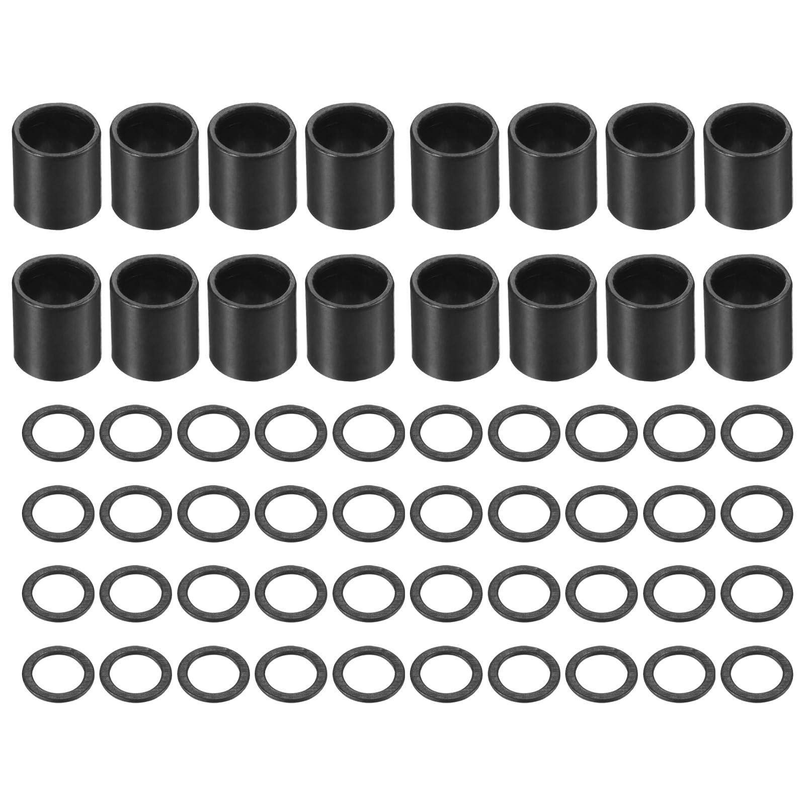 YOKIVE Skateboard Tool Kits, Bearing Spacers Skateboarding Speed Washer, Great for Skateboard Hardware Replace, (Black)