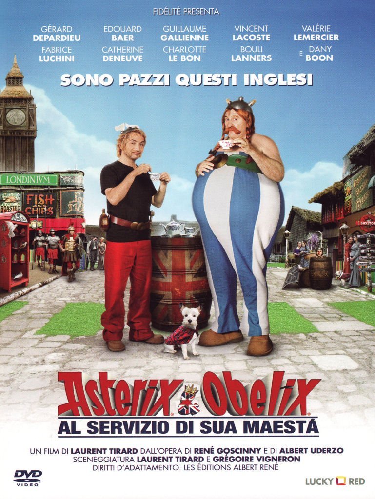 Asterix Obelix Al Servizio Di Sua Maesta It Import Amazon De Edouard Baer Dany Boon Catherine Deneuve Gerard Depardieu Guillaume Gallienne Bouli Lanners Valerie Lemercier Fabrice Luchini Gotz Otto Jean Rochefort Laurent