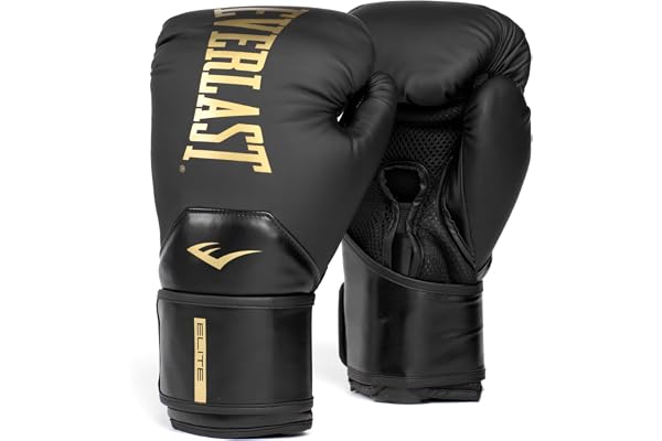 Everlast Elite 2 Boxing Gloves – Secure Fit, Impact Absorption, Breathable, Wrist Support, Splint-Style Foam – Adult Size, Gr