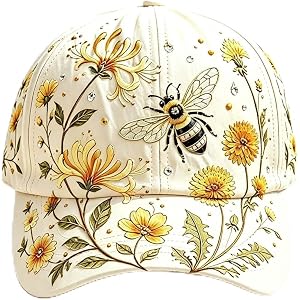 2026 Limited Edition Garden Morning Cap, Adjustable Cotton Hummingbird Flowers Baseball Hat, Lightweight Breathable, Botanica