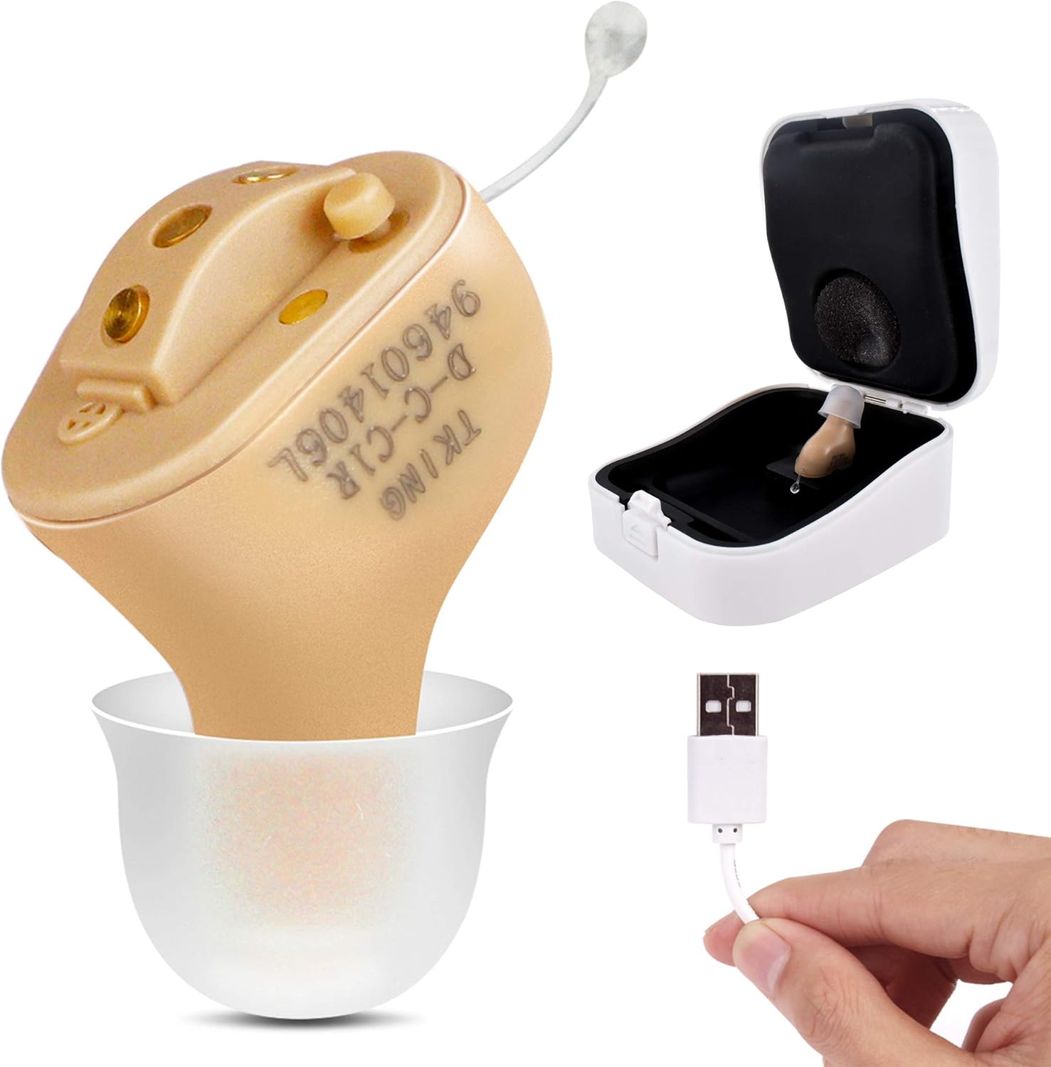 TKING Rechargeable Sound Amplifier for Seniors,Voice Enhancer Device
