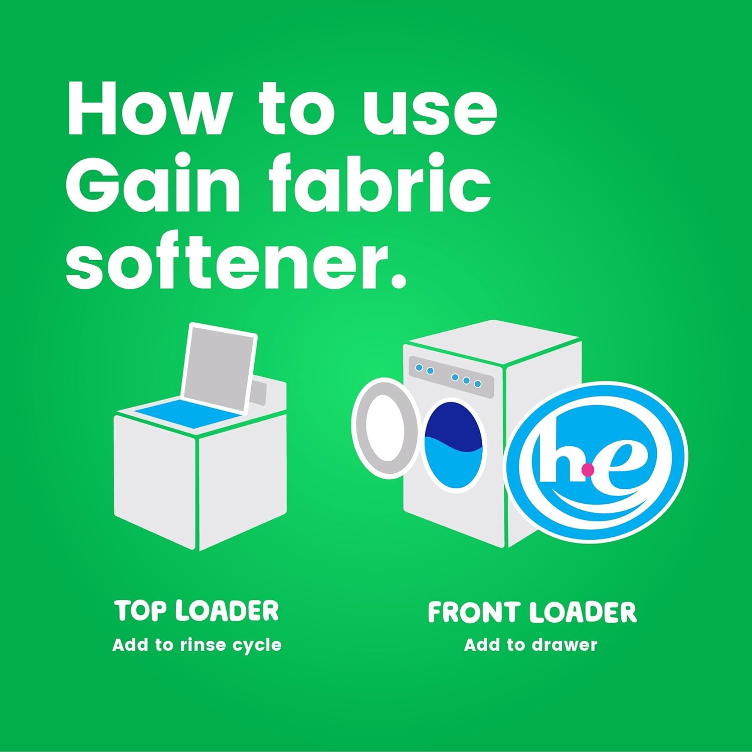 Gain Liquid Fabric Softener, Original, 41 fl oz, 4 Count: Health & Personal Care