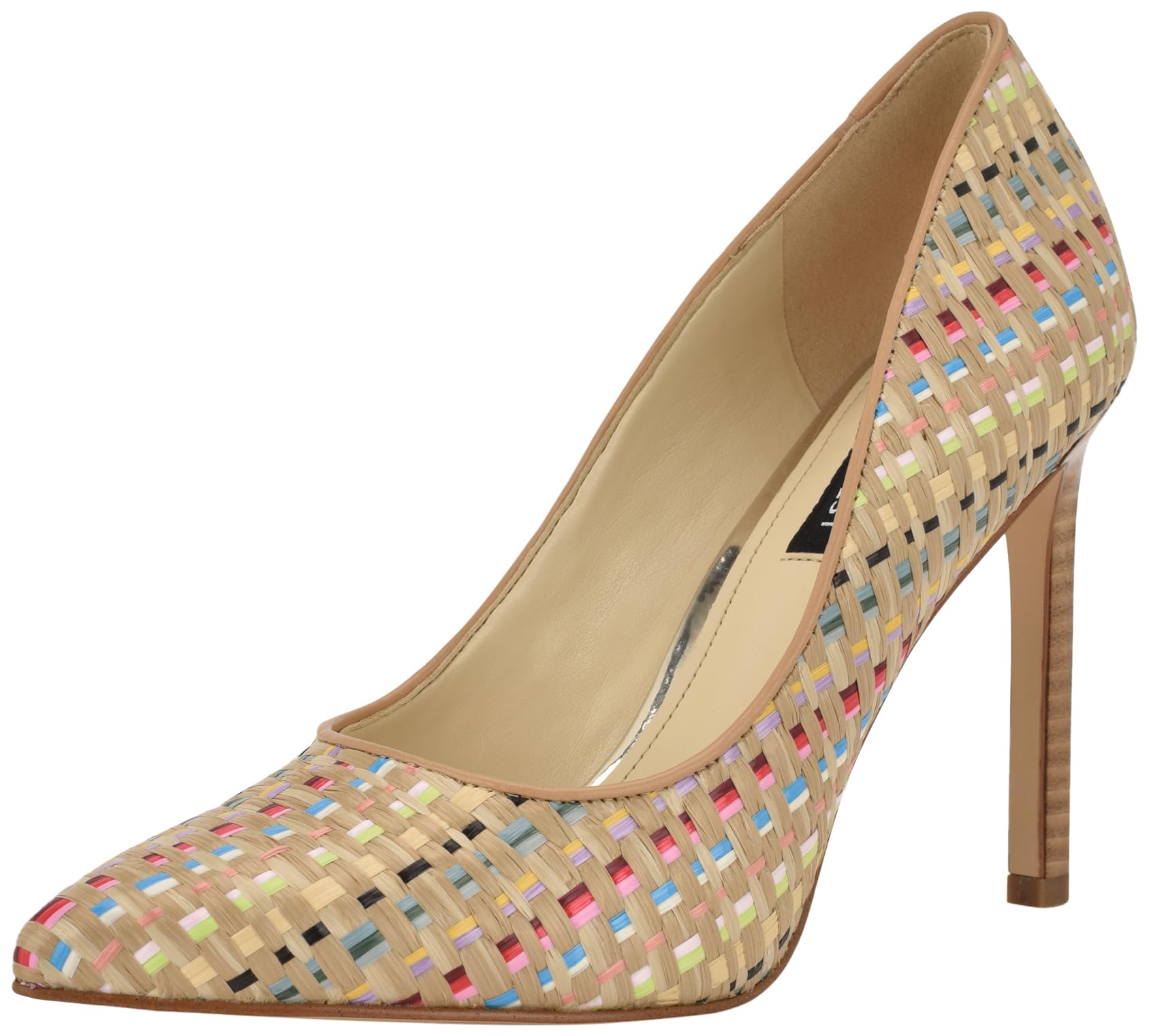 Nine West Women’s Tatiana Pump, Natural Multi 113, 8.5