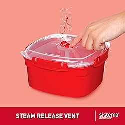 Sistema Microwave Food Steamer with Removable